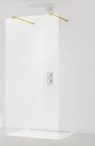 Sprchová zástena Walk-in 110 cm SAT vo farbe profilu zlatá SATBWI110ZAVZ
