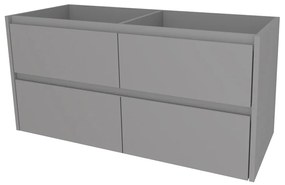 Mereo, Mereo Opto, kúpeľňová skrinka 121 cm, Multidecor, Šedá supermat, MER-CN993SSEDA