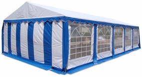 Pártystany-Jičín s.r.o. Záhradný Party stan 6x12m - PVC PREMIUM Ohňovzdorný Farba: Modrobiela