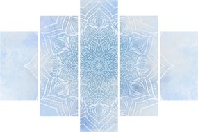 Obraz - Zimná mandala (150x105 cm)