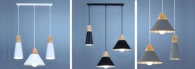 Dekorstudio Retro stropná lampa Loft Scandi CP biela