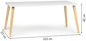 ModernHome Škandinávsky konferenčný stolík - 100 cm