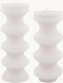 Ručne vyrobené sviečky Mura, 2 ks