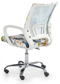 Pestrofarebná kancelárska stolička SIRAQ