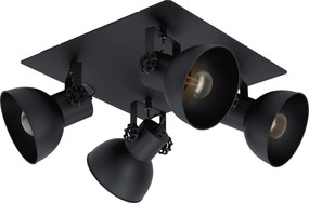 XXXLutz BODOVÉ SVIETIDLO, 4x40 W/E27, 45/45/23,6 cm Eglo - Online Only bytové doplnky - 003348219404