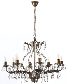 ONLI - Luster na reťazi TERESA 8xE14/6W/230V bronzová