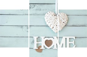 Obraz - I love home (90x60 cm)
