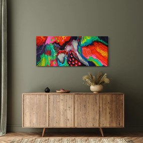 Obraz abstraktné - farby (120x50 cm)