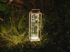 Solárna lampa LANTERN WHITE biela
