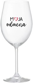 MOJA ODMENA - priehľadný pohár na víno 350 ml