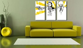 Ručne maľovaný POP Art obraz Pulp Fiction | rôzne rozmery