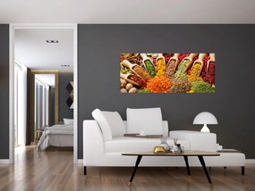 Obraz - Korenie z celého sveta (120x50 cm)