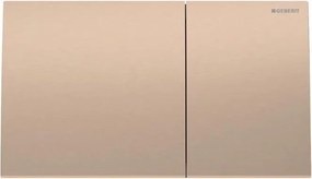 Geberit 115.622.QB.1-Splachovacie tlačidlo Sigma70 25x14,6 cm, kartáčovaný povrch v odtieni ružového zlata