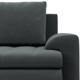 Trojmiestna rozkladacia sedačka FORESTA Kronos tmavosivá