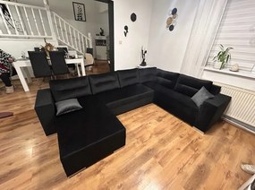 Rozkladacia sedacia súprava ISAMARA 2 - čierna