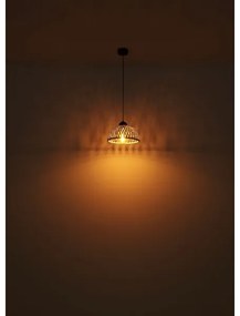 Globo 15767H1 - Luster na lanku COLLY 1xE27/15W/230V bambus