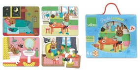 Vilaca Drevené puzzle Dom