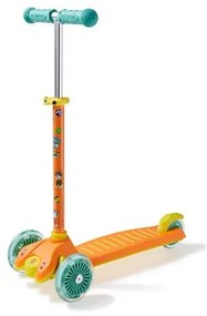 Kolobežka s LED kolieskami (oranžová)  (100389551)