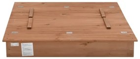 vidaXL Pieskovisko jedľové 95x90x15 cm-