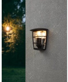 Eglo 93407 - Vonkajšie nástenné svietidlo ALORIA 1xE27/60W/230V IP44