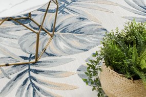 Koberec štrukturálny BOTANIC 65265 Listy Monstera - ecru