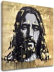 Zlatý dotyk na plátne Heavenly Gaze