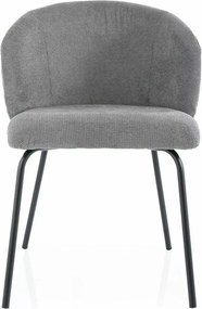 Jedálenská stolička KEVIN VARDO sivá