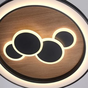 Paul Neuhaus 6284-79 - LED Stropné svietidlo ELIZA LED/55,5W/230V pr. 60 cm dub