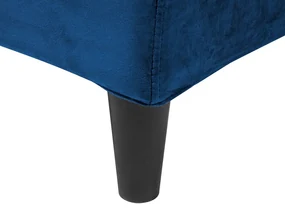 Poťah na posteľ 160x200 cm Futti (tmavomodrá). Vlastná spoľahlivá doprava až k Vám domov. 1010333