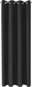 ZÁVES NA KÚŽKOCH NERISA 140X250 CM ČIERNA