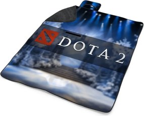 Sablio Plážová deka DOTA 2 Modrá: 200x140 cm