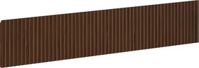 Mexen Mexen, Rýhované čelo pre korpus kúpeľňovej skrinky 100 x 20 cm, orech, 91A20-1000-235-1-86