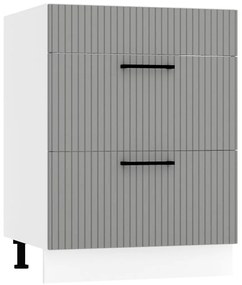 Skrinka do kuchyne Kate d60pc s/2 zasl šedá mat