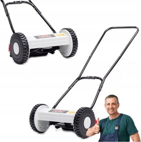 Ručná Bubnová Kosačka Nac Ľahká Bez Elektriny Ekologická 30 CM 5 Nožov 15-42 MM