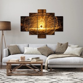Obraz svietiaceho disku (150x105 cm)