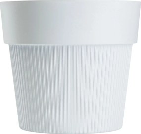 Květináč SILVA LINE 12,7x14,5 cm krémově bílý