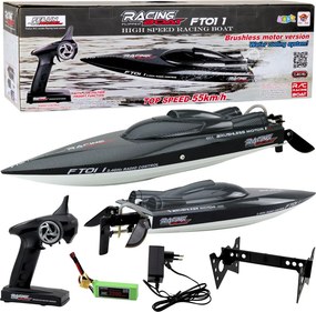 LEAN Toys Motorový čln FT011 na diaľkové ovládanie RC bezkefový motor 55 km/h