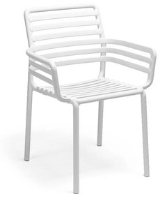 DOGA ARMCHAIR záhradná stolička s podrúčkami marsala