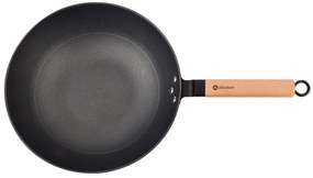 Litinová wok pánev RODE 30 cm červená