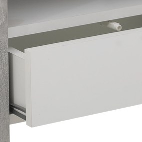 Sconto Konferenčný stolík BORIS betón/biela