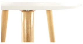Kondela Príručný stolík, PAMINO, biela/prírodná