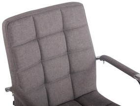 Design-Shop Kancelárska stolička Deli - látka - Sivá