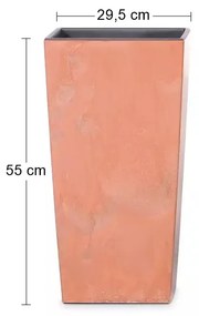 Plastový kvetináč DURS300E 30 cm - terakota