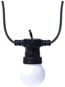 LED  Vonkajšia dekoračná reťaz 10xLED/10m IP44 biela