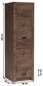 Tempo Kondela Skriňa, jaseň tmavý, INFINITY I-02