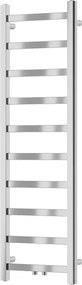Mexen, kúpeľňový radiátor Mexen Bolt 1200 x 400 mm, 220 W, chróm - W126-1200-400-00-01