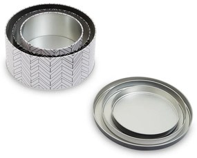 Kovové dózy v súprave 3 ks na potraviny Urban – Premier Housewares