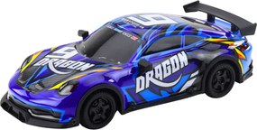 LEAN Toys Športové diaľkovo ovládané RC auto s podsvietenou karosériou, driftové, modré