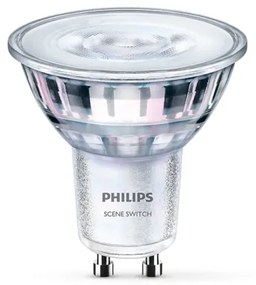 Philips  LED bodová žiarovka SceneSwitch, GU10, 5W, tunable white 2700/4000K, 36°