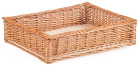 Kôš na preglejke prútený rovný Pastry II.š. 48 x hl. 48 x v. 15(cm)